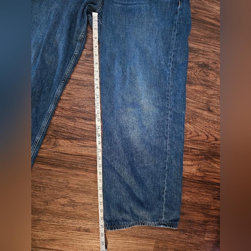 Rag & Bone Logan Mid-Rise Wide Leg Jeans Size 31 Tag, 34 Measurments - Picture 11 of 12